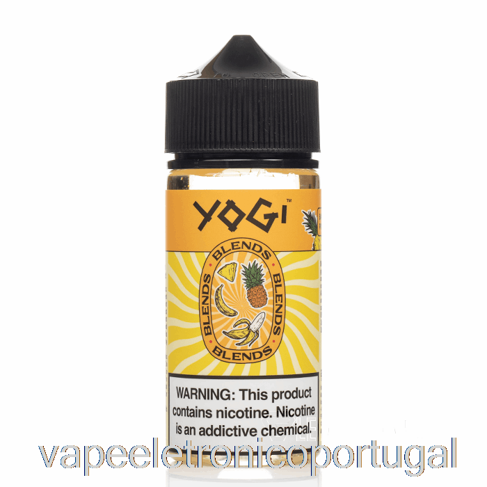 Vape Eletrônico Banana Abacaxi Gelo - Misturas De Iogue - 100ml 0mg